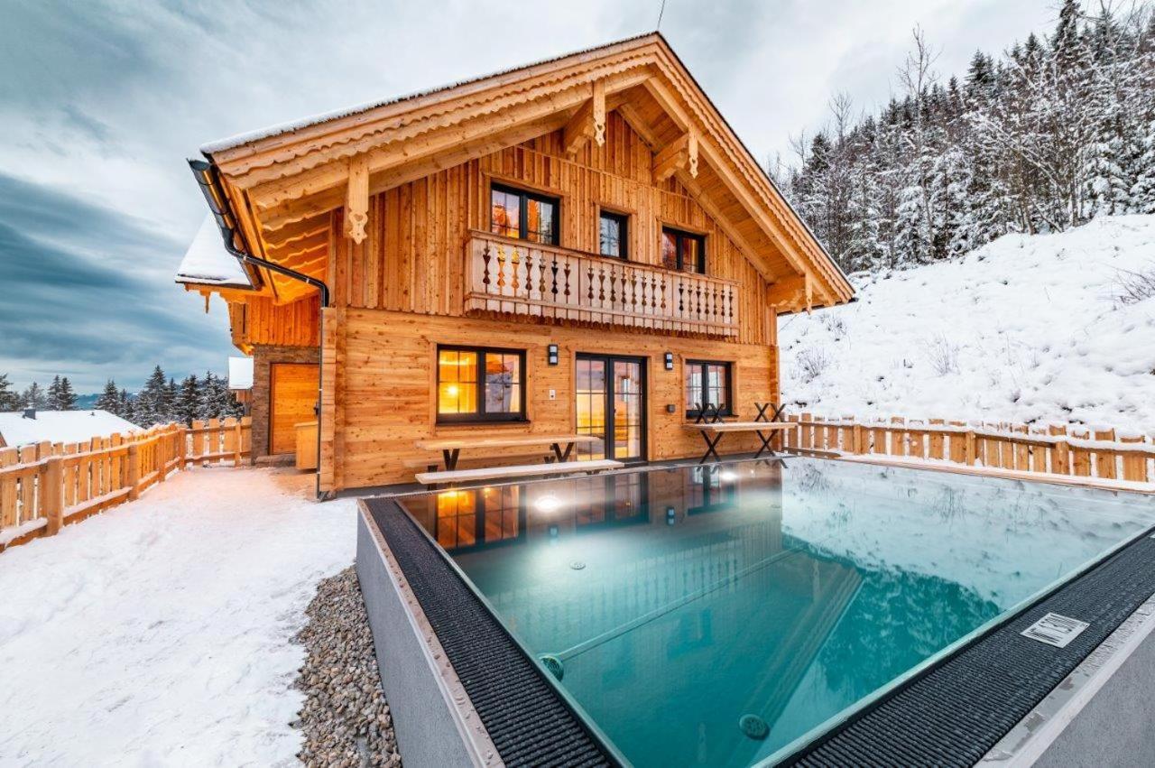 Poolchalet Dachsteinblick 프루게른 외부 사진