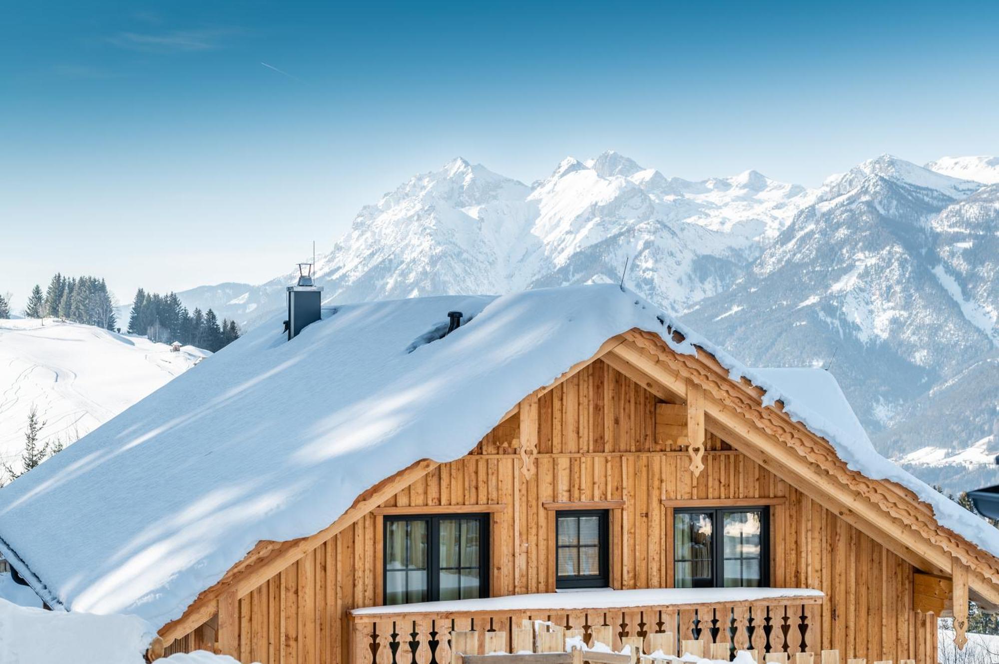 Poolchalet Dachsteinblick 프루게른 외부 사진