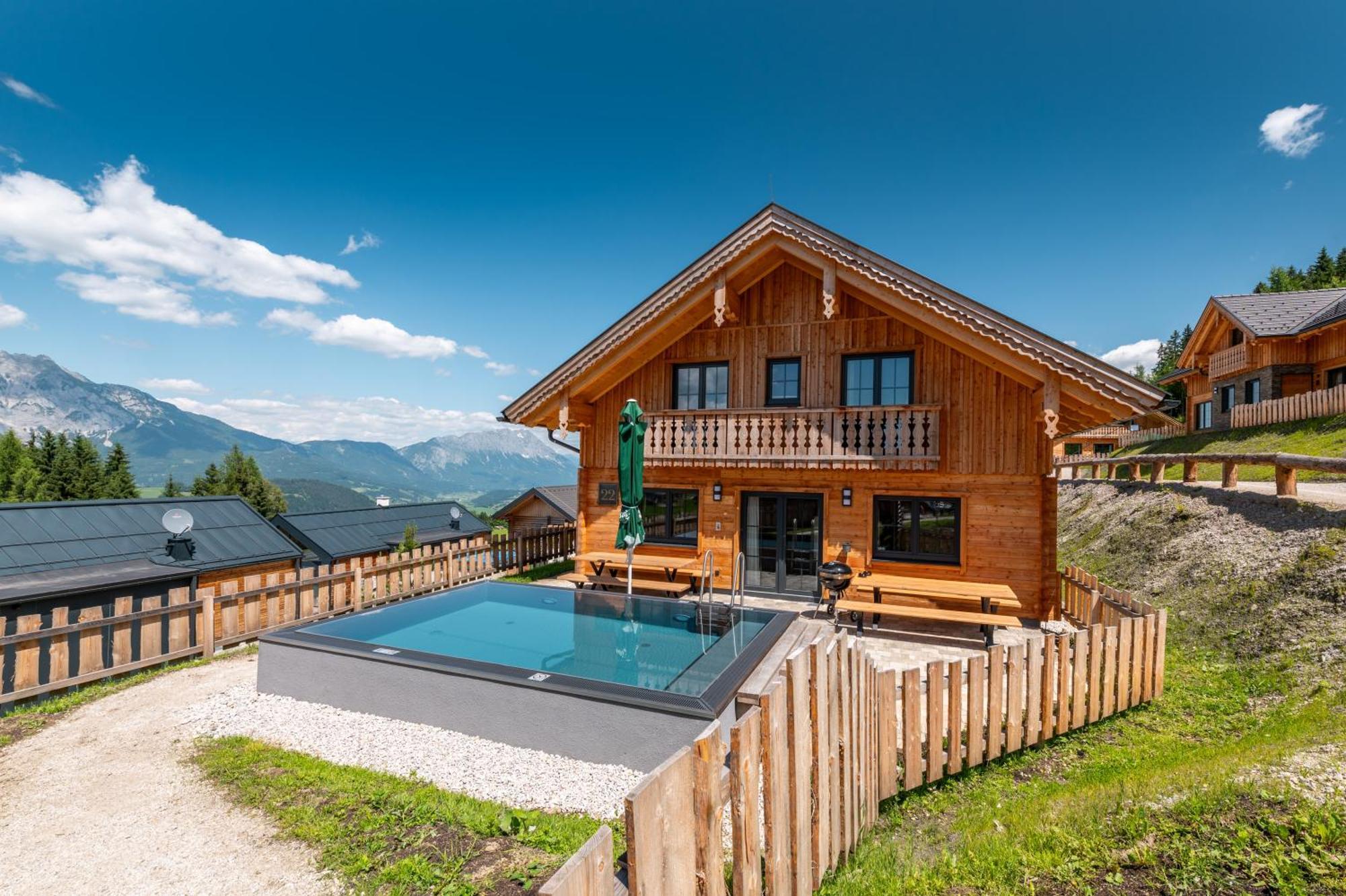 Poolchalet Dachsteinblick 프루게른 외부 사진
